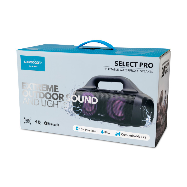 Anker select pro. портативная колонка soundcore select pro. Anker select pro. Ngs wild rave 1 portable bt speaker-tws-200w. колонка bluetooth anker soundcore select pro a3126 black.