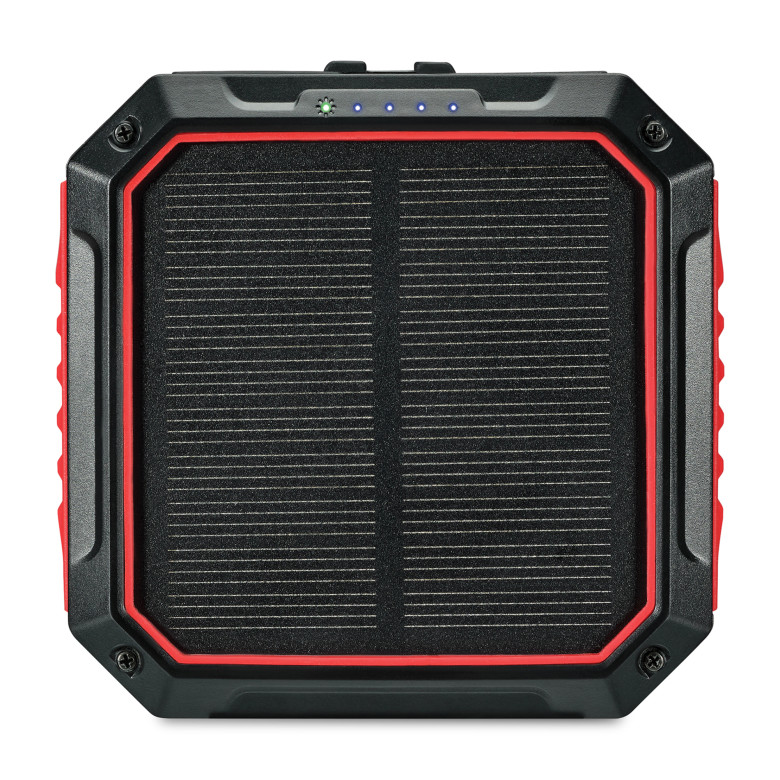 iLive Solar Power Bank & Light with Wireless Charger