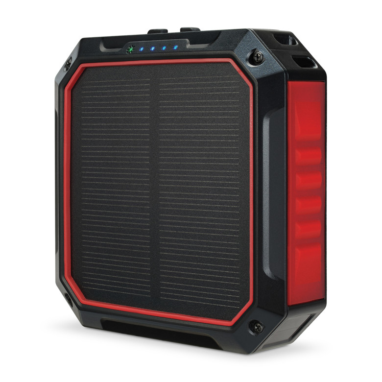 iLive Solar Power Bank & Light with Wireless Charger